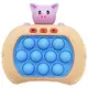 Электронная приставка Pop It консоль Quick Push Puzzle Game Fast 01-06-05(Beige) антистресс