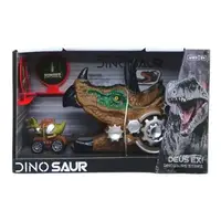 Уценка. Игровой набор "Dinosaur: запускалка с машинкой", коричневый - нет 1 шт мишени