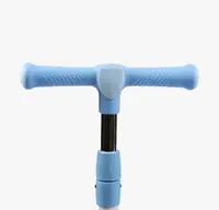 Самокат триколісний Skyper KR-6093 колеса PU зі світлом та музикою. Blue and White (189258)