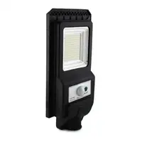 LED світлодіодний ліхтар з датчиком руху на сонячній панелі