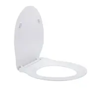 Сидіння для унітаза EUR TS-9874 дюропластове, Soft Close, метал.кріпл.