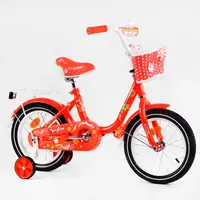 Детский велосипед 12" CORSO "SOFIA" корзинка, багажник. Orange (116714)
