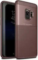 Чехол-накладка Ipaky Elegant Grid Design TPU Hybrid Case Samsung Galaxy S9 G960F Brown