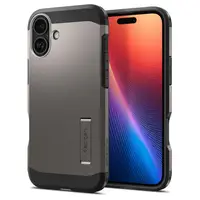 Чохол Spigen для iPhone 16 - Tough Armor AI (MagFit), Gunmetal (ACS08215)