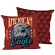 Подушка декоративная шелковая American eagle 45x45 см 45IS_JOY007