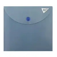 Папка-конверт на кнопке B6 YES Fusion blue 492329 15х14 см