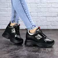 Жіночі стильні снікери Fashion Wilson 2085 36 розмір 22,5 см Чорний