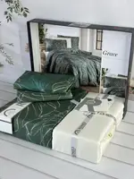 Grace сатиновое постельное белье. Евро размер. Romeo home Турция.