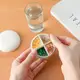 Таблетница пластиковая 9556 7,5х4 см белая