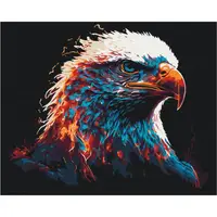 Картина по номерам "Пламенный орел" BS53695  Brushme 40х50 см