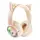 Наушники Onikuma Cat Ear Bluetooth Wireless Gaming Headset B5 |BT/AUX, Type-C, 55H, RGB|