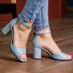 Женские босоножки Fashion Rafferty 2956 37 размер 24 см Голубой