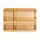 Доска для подачи деревянная 25×35 см прямоугольная на 3 секции T32W250