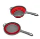 Дуршлаг складной силиконовый Frico FRU-088-Red 40.5 см красный
