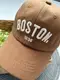 Кепка Boston коричневая 10441, розмір 54