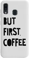 Чехол-накладка TOTO Pure TPU 2mm Print Case Samsung Galaxy A20/A30 #41 First Coffee White