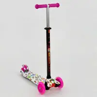 Самокат-кикборд Best Scooter MAXI (А 24652 /779-1396) со 
светящимися колесами
