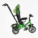 Детский велосипед 3-х колесный BestTrike Perfetto 067 интерактивная панель на руле. Light green (165990)