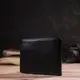 Оригинальный компактный кошелек с вкладышем для удостоверения для мужчин из натуральной кожи флотар CANPELLINI 21875 Черный