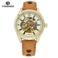 Стильные наручные часы Forsining Automatic Skeleton Mens