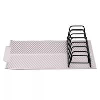 Килимок для сушіння посуду Ardesto Minimalism ARHK4102DR 39х25х8 см сірий