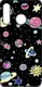 Чехол-накладка TOTO Cartoon Soft Silicone TPU Case Huawei Y7 2019 Space Planets Black