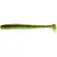 1551-06-17 Силикон Keitech Swing Impact 4.5" 401 Green Pumpkin / Chartreuse