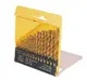 Набор сверл для металла MASTERTOOL 19 шт HSS 1 - 10 мм plastic box ТИТАН (11-0219)