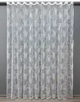 Готова тюль (3х2,7м.) жаккард. Колір білий. Код 1594т 42-0550