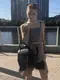 Классический женский рюкзак из натуральной кожи Vintage 23061 Черный