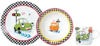 Дитячий набір посуду Limited Edition Funny Car YF6028 3 предмета