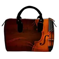 Сумка бочонок Barrel Скрипка, музыка 28x18x17 см (SB_MUS001_BL)