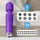 Вибратор микрофон «Violet Microphone», 20 режимов вибрации ,фиолетовый