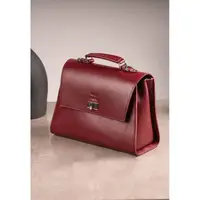 Жіноча шкіряна сумка Classic бордова