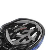 Шолом велосипедний Helmet Н-012F Black + Blue шолом для велосипедистів захисний аксесуар