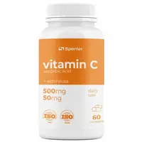 Витамины и минералы Sporter Vitamin C + Echinacea, 60 капсул