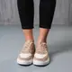 Кроссовки женские Fashion Beyond 3761 40 размер 25,5 см Коричневый