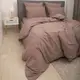 Постельное белье семейное Viluta Сатин Wash-64-S 210х143х2 см мигдальное