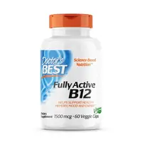 Витамины и минералы Doctor's Best Fully Active B12 1500 mcg, 60 капсул