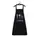 Передник тканевый с карманом Kitchen Stenson R-84847-black 69х73 см черный