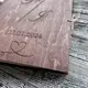Именной альбом для семейных фото с индивидуальной гравировкой, оригинальный подарок из дерева на 5 годовщину