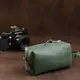 Кожаная косметичка унисекс GRANDE PELLE 11571 Зеленый