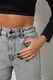 Джинсы женские Straight fit, цвет серый, 244R1009