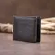 Стильное портмоне в гладкой коже GRANDE PELLE 11312 Коричневое