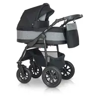 Коляска 2 в 1 Verdi Laser BLACK 9023-VLB-06, 06, чорний