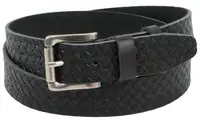 Кожаный мужской ремень для джинс Skipper 1307-40
