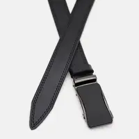 Чоловічий шкіряний ремінь Borsa Leather 115v1genav21-black
