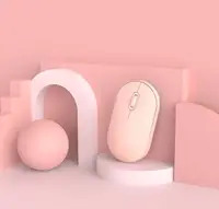 Мишка бездротова Xiaomi MiiiW Portable Mouse Lite Pink MWPM01