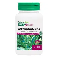 Натуральная добавка Natures Plus Herbal Actives Ashwagandha 450 mg, 60 вегакапсул