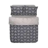 Постельное белье Lotus Home Perfect Ranforce - Livo антрацит семейный